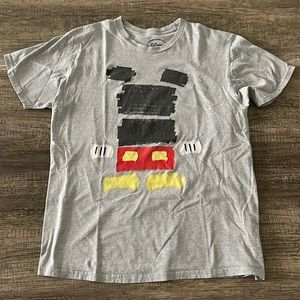Disney Gray Mickey Mouse Short Sleeve Tee